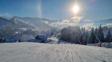 Skiën in Portes du Soleil.